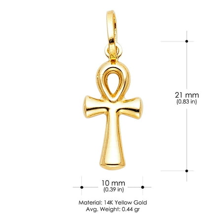 Details about   14K Yellow Gold CZ Cross Charm Pendant & 0.9mm Wheat Chain Necklace